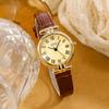 Retro Roman Women'S Watch Simple High-Value Belt Quartz Student Watch Women'S Small And Exquisite Leather Watch