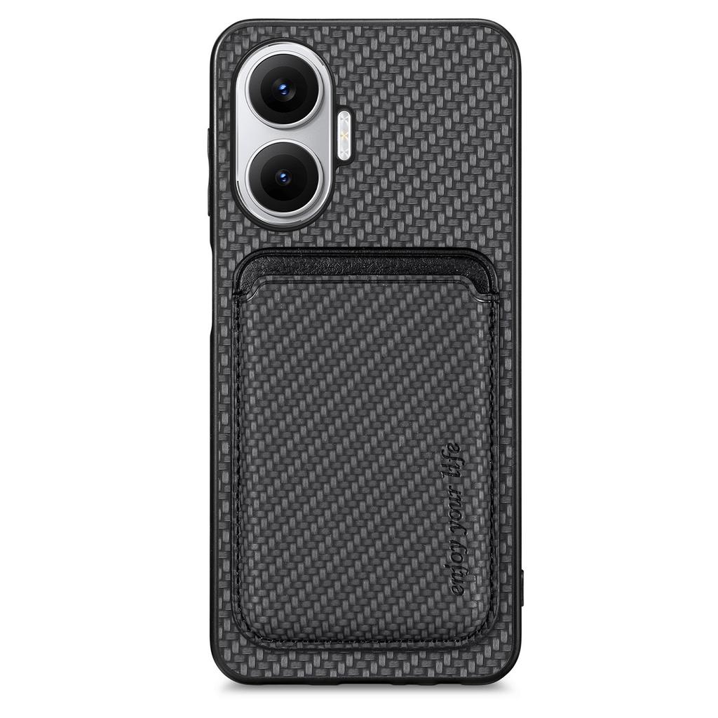 For Xiaomi Redmi Turbo 4 Pro 5G Case Magnetic Detachable Card Holder Phone Back Cover
