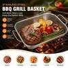 Cooling Rack BBQ Grill Basket Stainless Steel Draining Frying Net  Camping Cookware