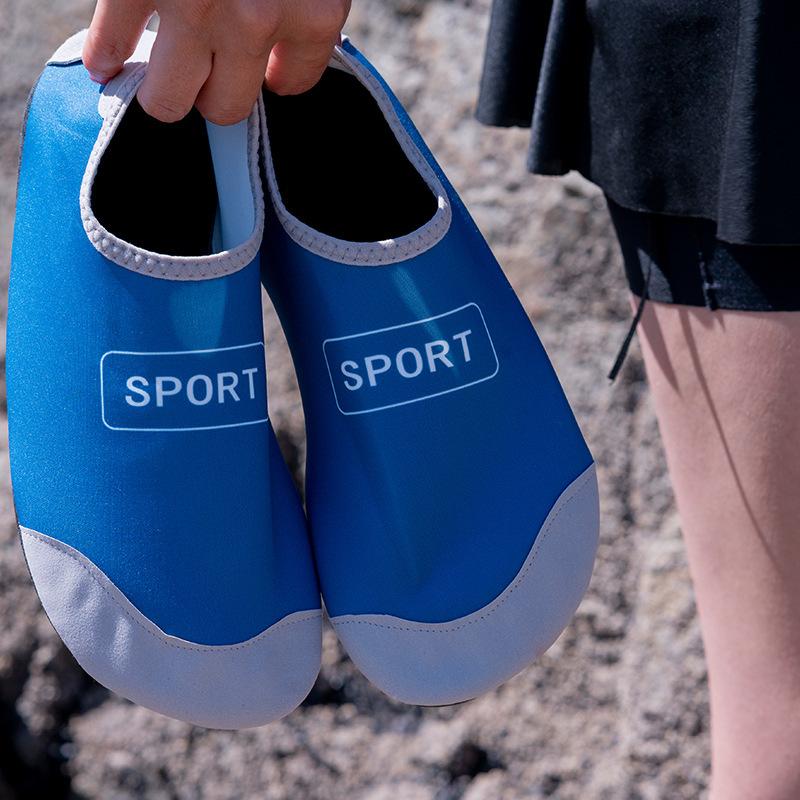 Socken Herren- und Damen-Yoga-Socken Laufen Sporttraining Strandschuhe Weichsohlige Barfuß-Baotou-Flussverfolgungsschuhe