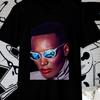 Grace Jones Shirt, Blue Shades | Living My Life, 80s, Pop Music, Singer, Photo, Nightclubbing, Lauper, Duran, 80s Fashion Icon, Annie Lennox