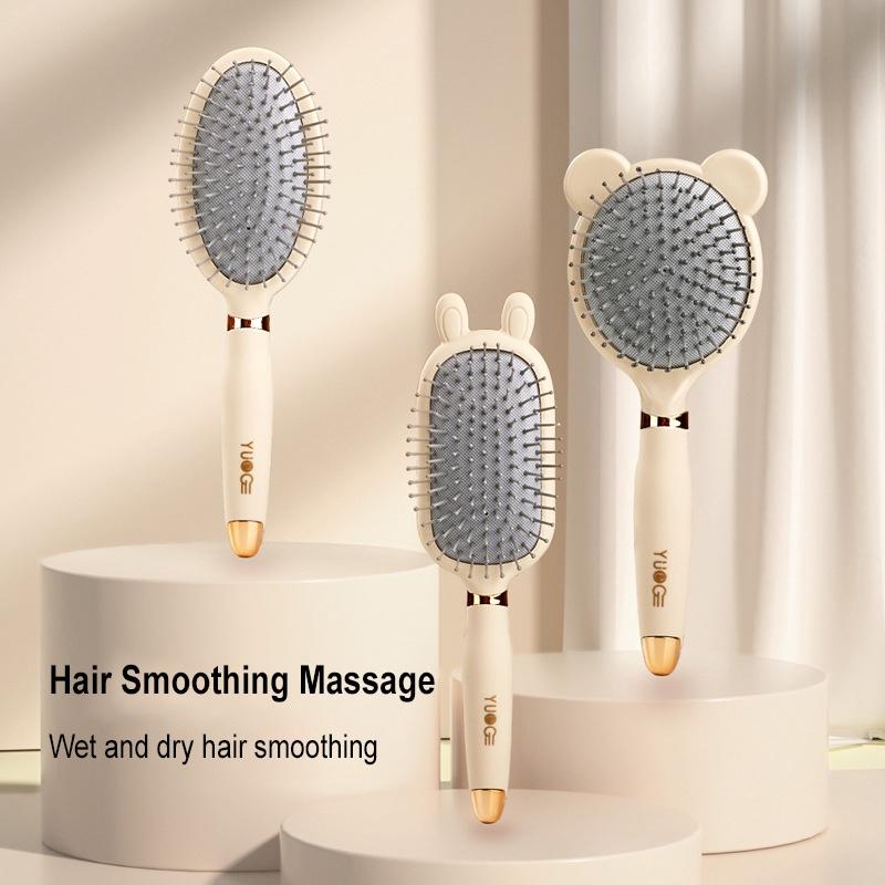 Airbag Anti Statische Haarbürste Kopfhaut Massage Kamm Haarbürste Frauen Nass Lockige Detangle Kamm Salon Friseur Styling Werkzeuge