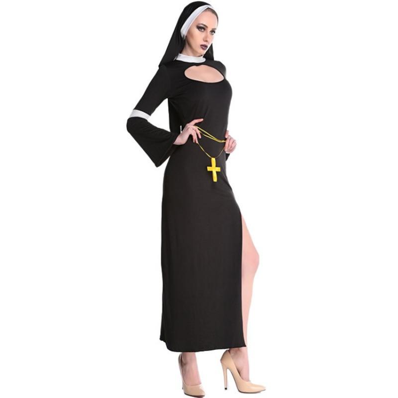 Halloween costumes, masquerade nun costumes, cosplay nun uniforms