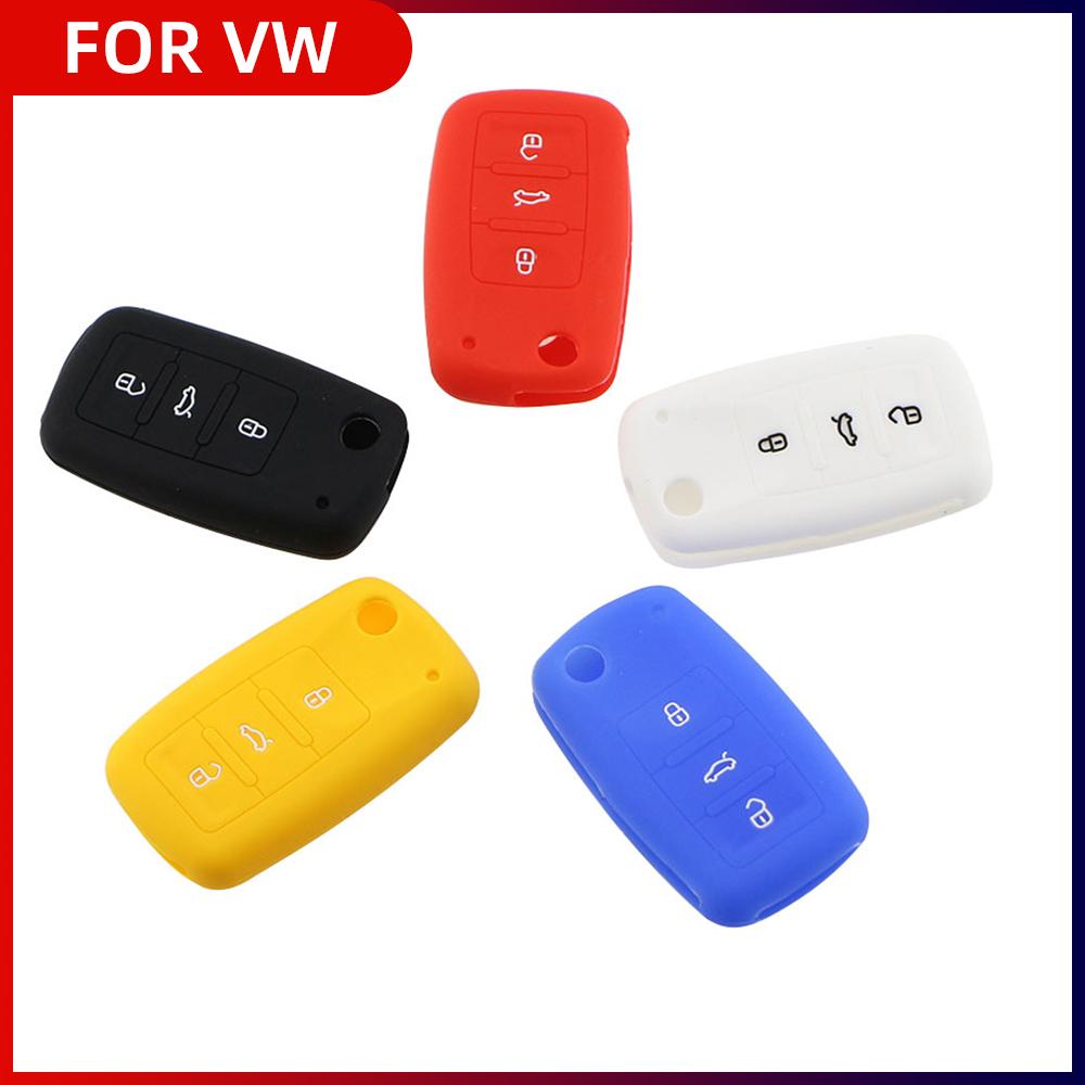 

Силиконовый чехол для автомобильных ключей для Volkswagen VW polo passat b5 Golf4 5 6 jetta tiguan Golf CrossFox Plus Eos Scirocco Beetle