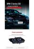BMW 3 Series E92 E93 M3 RGB Headlight Assembly with Colorful Daytime Running Lights and Turn Signals (2005-2010).
