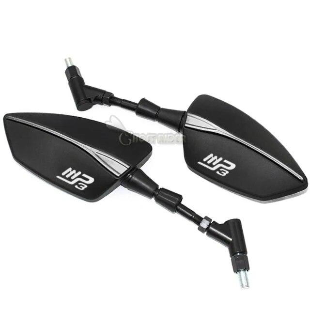 

Для Piaggio MP3 250 300 500 HPE мотоциклетные боковые зеркала заднего вида, универсальные 8 мм 10 мм белый