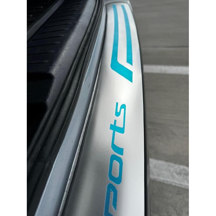 Car Stainless Steel Rear Bumper Protector, for Toyota Highlander 2015-2021 Accessories, Auto Parts Tailgate Back Trunk Door Sill Cover Scuff Plate