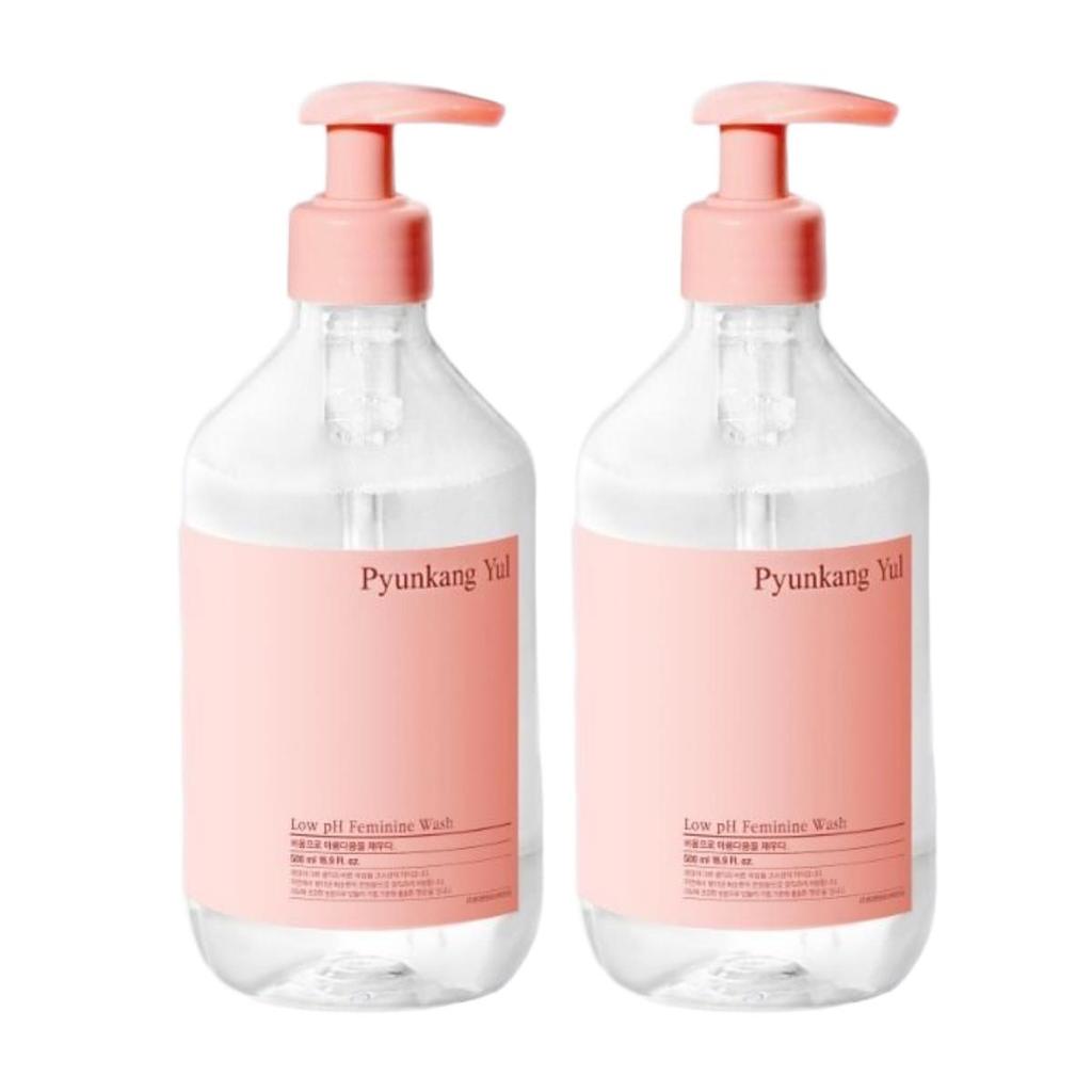Pyunkang Yul Low pH Mild Feminine Cleanser Gel Type Balancing & Refreshing Care Duo (500ml + 500ml)