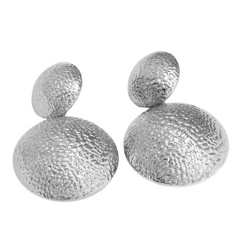 

Модні сережки-краплі для жіночих прикрас срібний