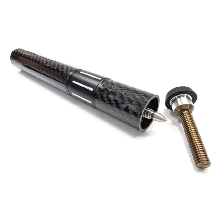 Pool Cue Extension Billiard Holder Extender Billiard Pool Cue Lengthener Carbon Fiber Billiards Cue Butt End Extender