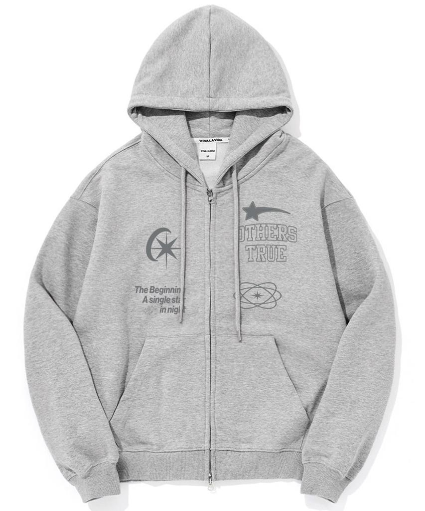 Viva La Vida [Fleece Line Option] Otherz Heavy Terry Zip-Up Hoodie
