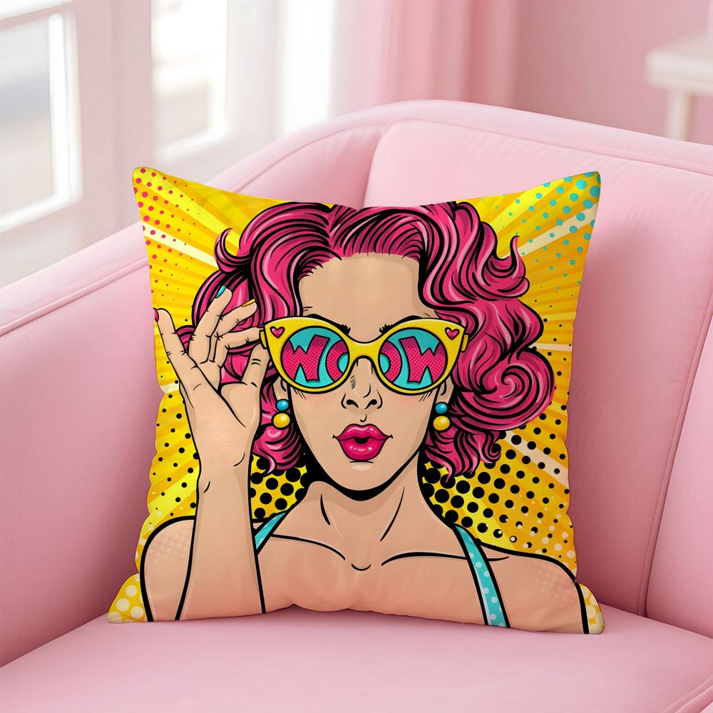 Art R-Roy Lichtenstein Womens Tears Cushion Cover Comfortable Reversible Pillow Cover Ideal for Car Sofa Bedroom & Beyond