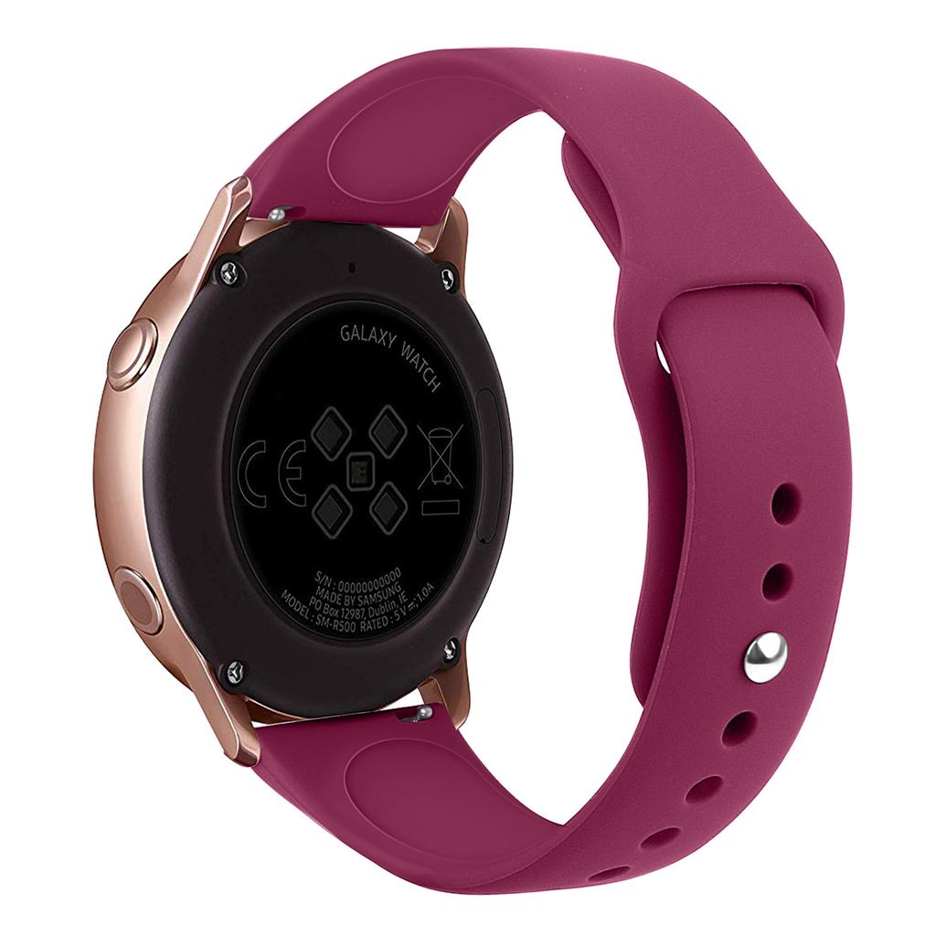 20mm Soft Silicone Watch Band Replacement for Samsung Galaxy Watch Active SM-R500