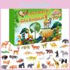 24 Animals Countdown Calendar Kit Christmas Home Decor Diy Gift Supplies Partys