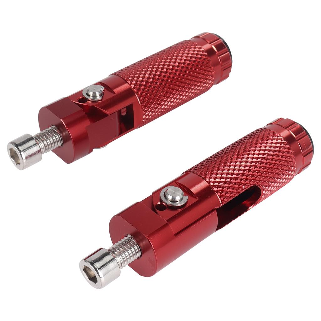 Universal Motorcycle Motorized Bicycle Folding Foot Rest Round Pedal Compatible with for for for