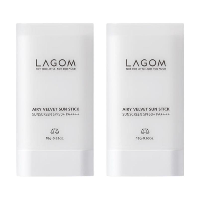 LAGOM Airy Velvet Sun Stick SPF50+ PA++++ 18g × 2