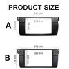 Double 2 Din Fascia For BMW 3 Series E46 1998-2005 Radio DVD Stereo Panel Dash Mount Trim Kit Frame Wiring + Antenna Adapter
