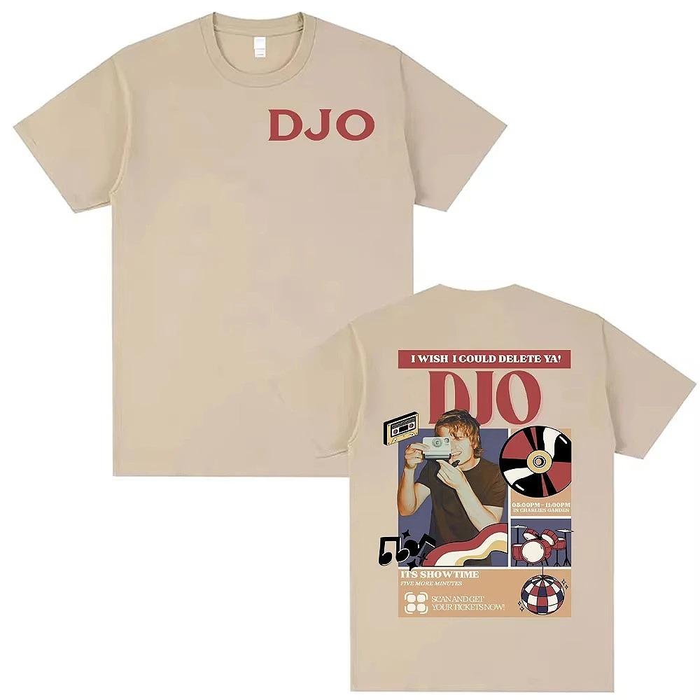 Djo Back on You Tour 2026 Music Concert T Shirt Joe Keery New Fans Gift T-shirts Men Women Harajuku Cotton Fashion Tshirt