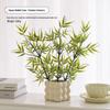 Nordic Bionic Green Faux Bonsai Plants - Indoor Tabletop Decor for Office & Living Room