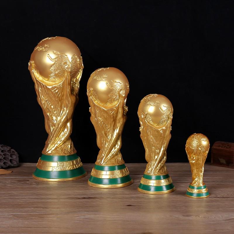 Resin Hercules Cup Trophy Model: Football Fan Souvenir Decoration