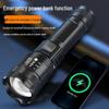 Rechargeable Long-Range Multifunctional Flashlight: Super Bright, Strong Light, Zoom, Long Battery Life for Outdoor Use