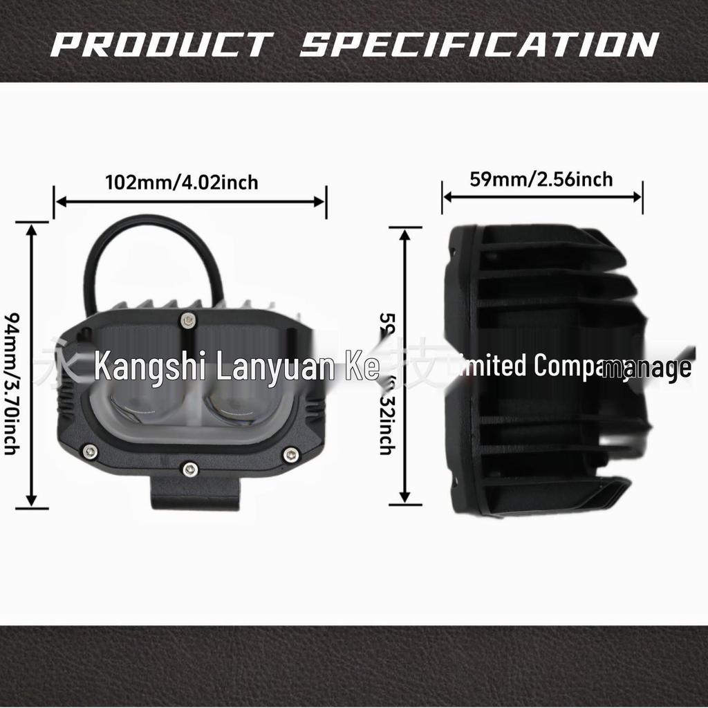 Suitable for Yozma 10 Front Headlight Off-Road Vehicle Spotlight