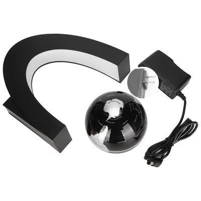 Magnetische Schwebekugel C-Form Basis LED-Licht Levitation Weltkarte Kugel Ornament