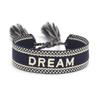 Handmade European Style Embroidered Love Bracelet with Tassels for Girls