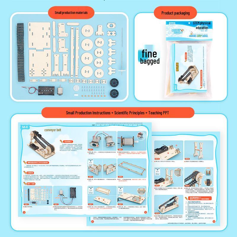 DIY Conveyor Belt Kit for Elementary STEAM Learning