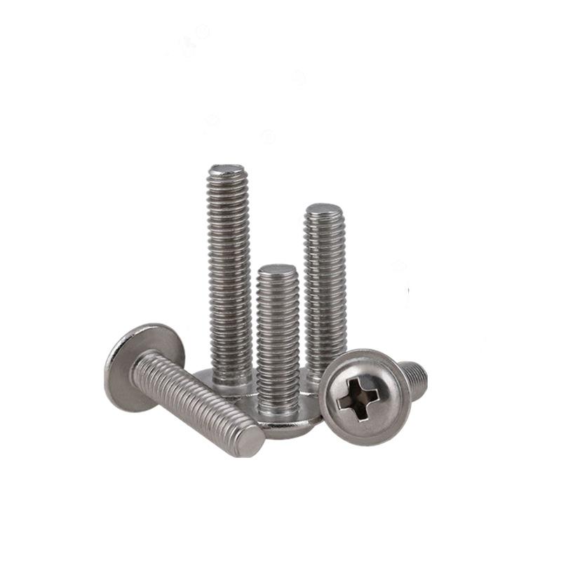 304 Stainless Steel Phillips Pan Head Machine Screw with Washer and Pull Handle (M2-M6).