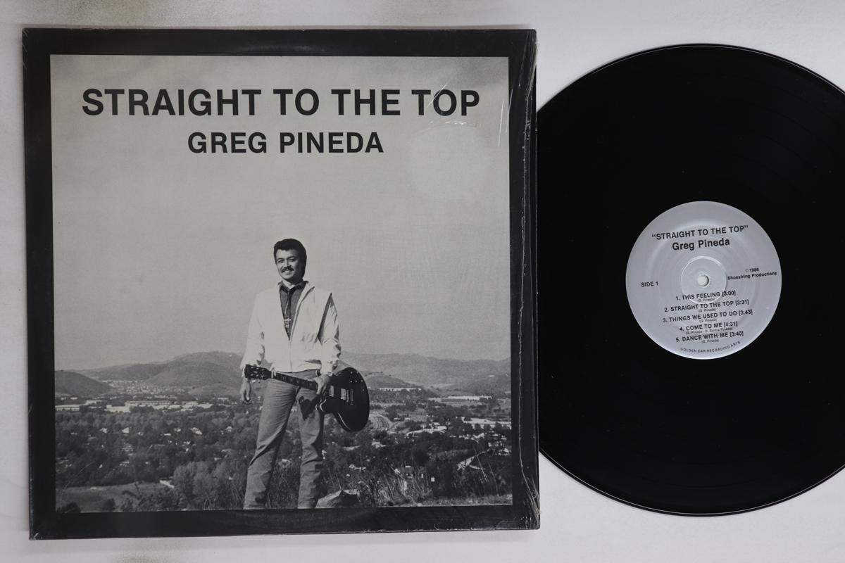 

LP Record GREG PINEDA Straight To The Top NONE SHOESTRING 1986 US SoulFunk Used