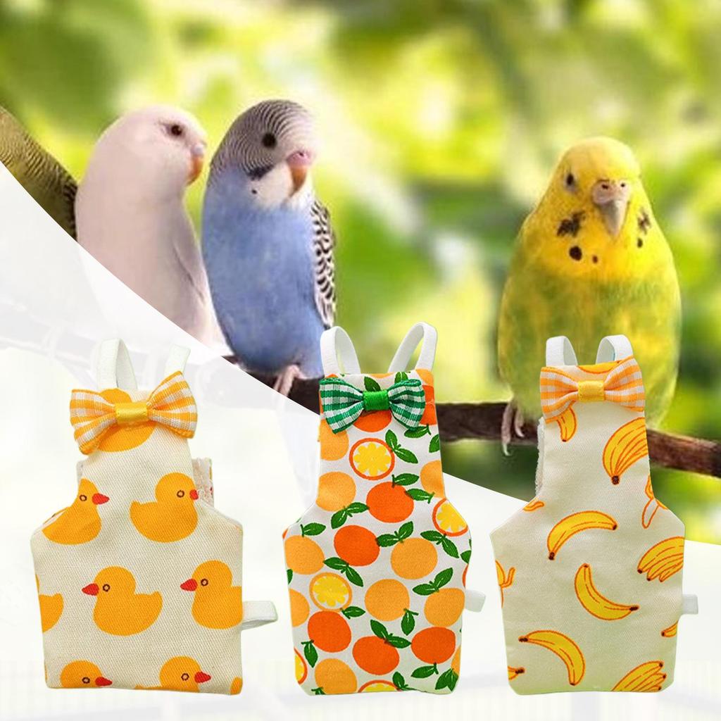 1pcs Bird Diapers Parrot Nappy Bird Clothes Breathable Washable Animals Clothing For Parakeet Budgerigar Canary Macaw for Bird