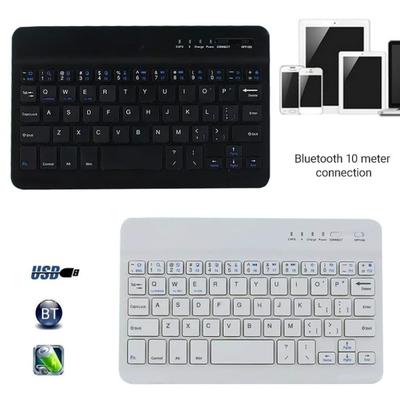 7/10inch Mini Slim Wireless Bluetooth-compatible Laptop for Phone Tablet Keyboard Keypad
