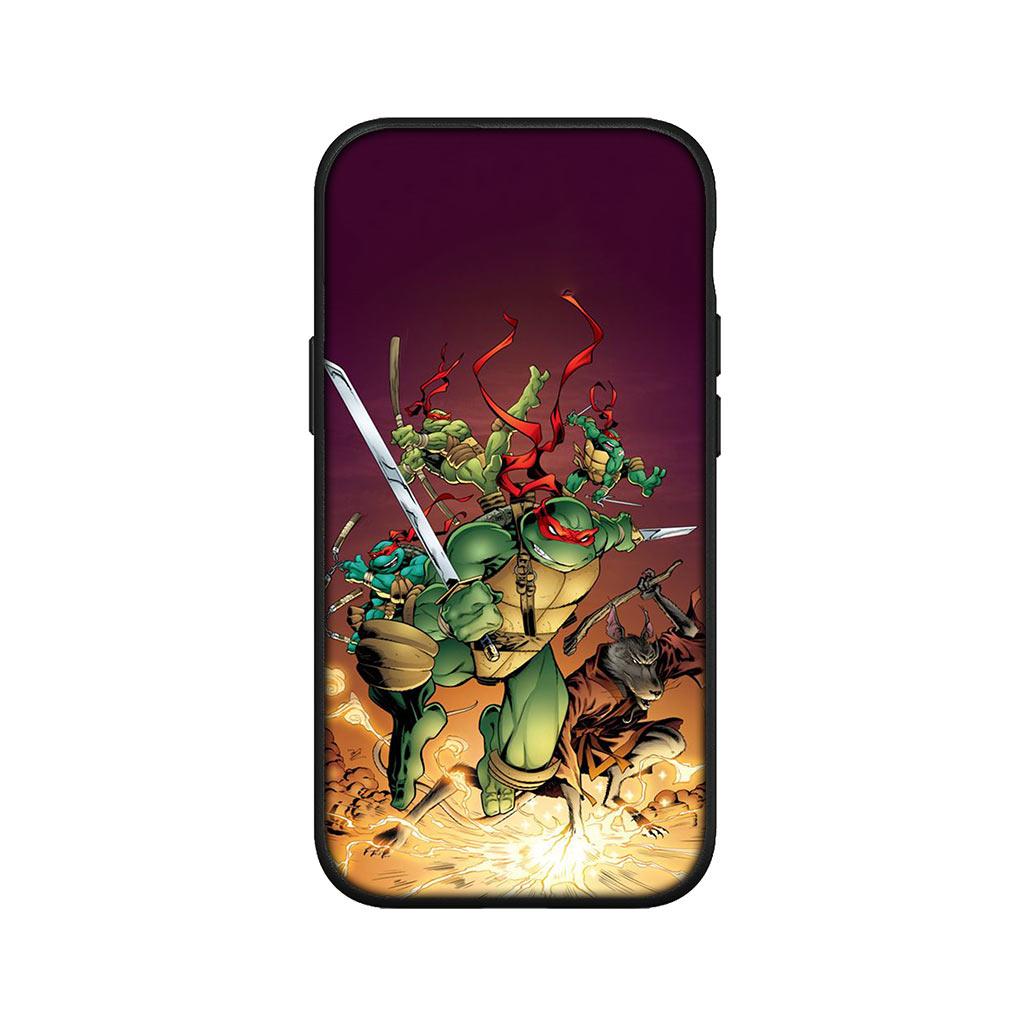 Custodia Cover per Telefono Anime Tartarughe Ninja per Apple iPhone 16 15 14 13 12 11 Pro Max 6 6S Plus + SE 15+ 16+ Custodia Morbida