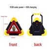 Solar-Powered LED Warning & Emergency Work Light with USB Charging and Tripod