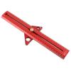 Woodworking T Track Ruler Multifunctional Aluminum Alloy Portable Wood Measuring Angle Ruler
