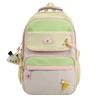 Schoolbag Japanese contrasting colors ins schoolbag female high value sweet large capacity middle and high school students tutoring bag Mori backpack