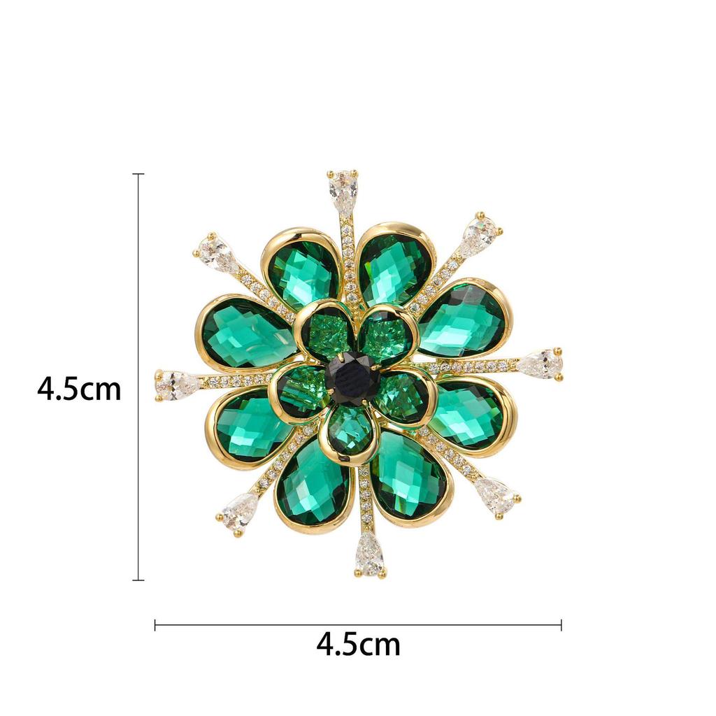 Snowflake & Butterfly Zircon Brooch with Freshwater Pearl for Women's Korean Style Suit Coat