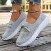 Fashion Woman Sneakers Slip on Casual Shoes Breathable Mesh Breathable Spring Autumn Comfortable Tenis Soft Sole Loafers Shoe for Ladies