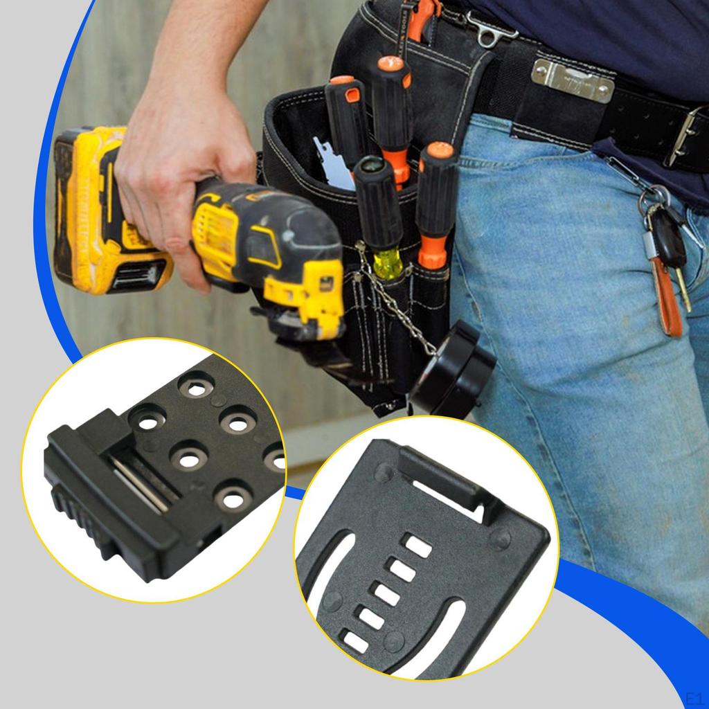Quick Response Drill Clip Clips On Tool Belt Holder for Nailer Tape Measure Impact