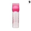 Shampoo Brush Empty Hair Shampoo Bottle With Comb Teeth Salon Treatment Oil Perm Dye Bottle Color Plastic Dry Cleaning Bottle