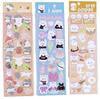 324 Korean Character Deco Stylish and Reward Large Animal Small Pastel Colors [12 Sheets, Stickers] Stickers, Glitter, Sparkle, Cute, Stickers,