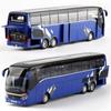 Druckguss 1:32 Bus Metall Simulationsauto Legierung Fahrzeug Spielzeugmodell Räder Beweglich Sound und Licht Rückzieher Türen Öffnen Bus Modell Spielzeug