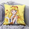 Sailor Moon Anime Girl Cute  Pillow Covers Home Sofa Cushion Covers and Aecorative Custom