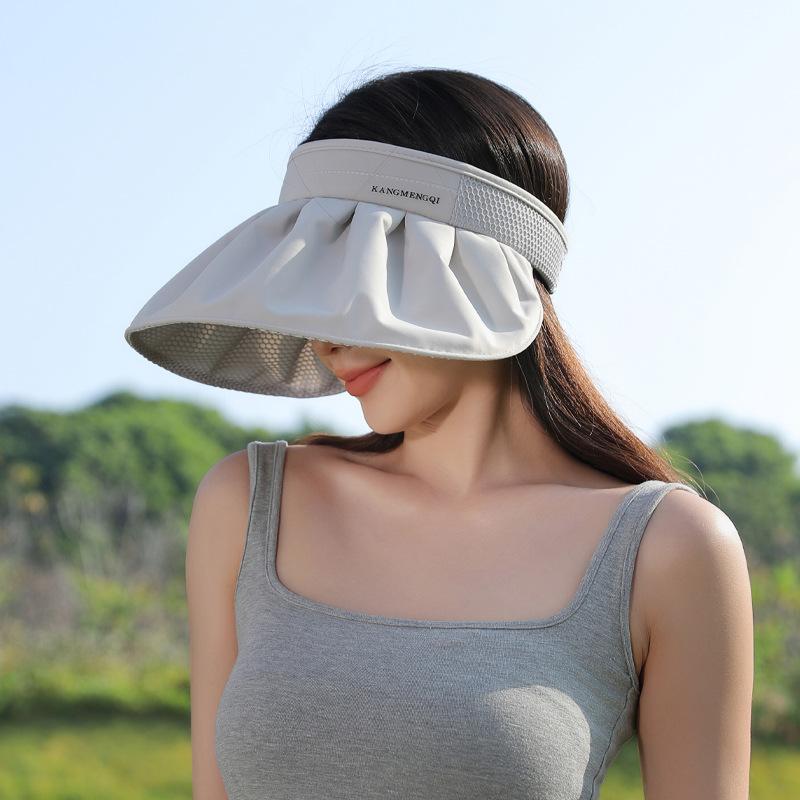 

Summer hat women s fashion versatile mesh insulation empty top hat sun protection sun hat summer sun hat average size