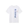 American Retro Letter Graphic Print Round Neck Sports Casual Short-Sleeve T-Shirt Men Tops White DM3093-100