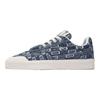 Li Ning 50/50 Canvas Stof Antislip Duurzaam Lichtgewicht Lage Top Skateschoenen Heren Sneakers Blauw AECS023-2
