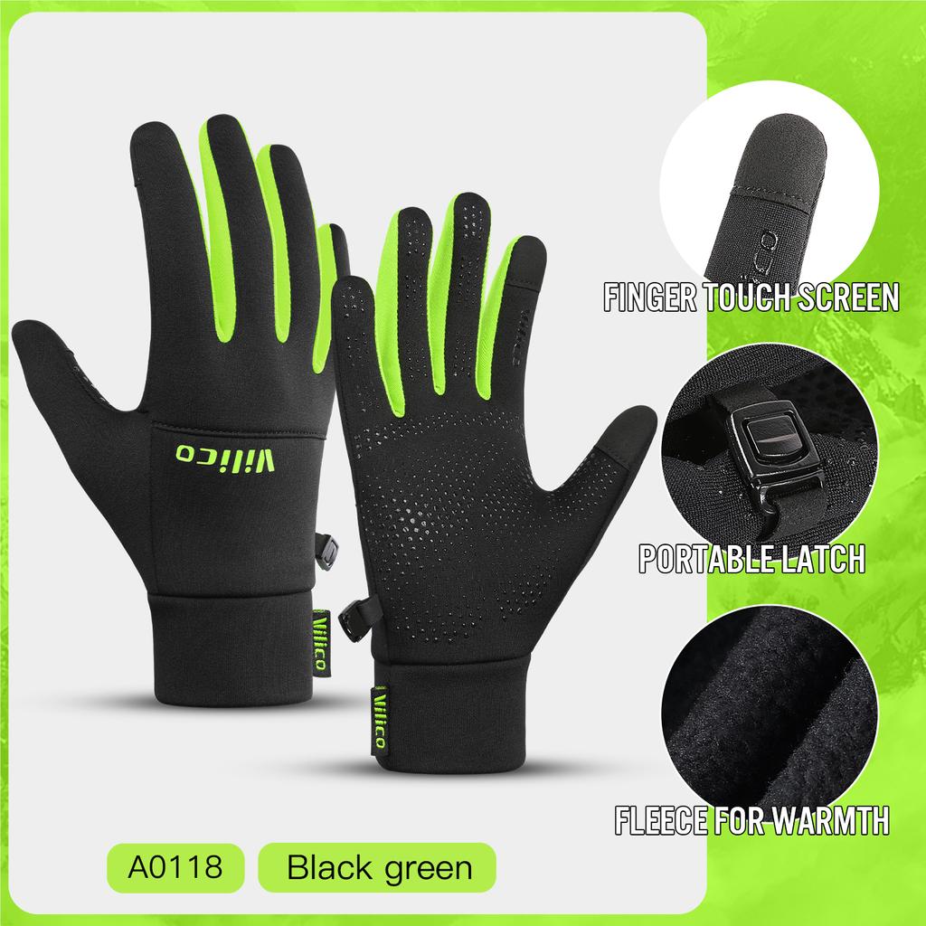Outdoor Sports,Running,Winter Cycling,Touch Screen Gloves,Women'S Autumn And Winter Cycling,Warm And Windproof With Fleece Glove