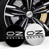 4Pcs 56mm OZ Racing Logo Pattern Car Wheels Center Badge Emblem Fashions Hub Cap Sticker Exterior Accessories For Auto Universal