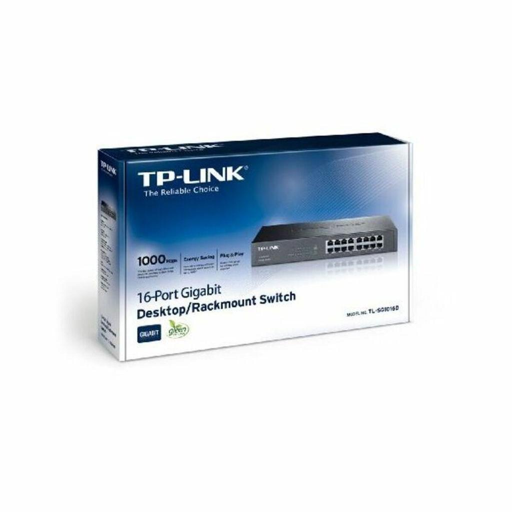 TP-Link TL-SG1016D Network Switch 16 Ports Gigabit Black